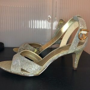 Kelly & Katie Metallic Iridescent Heels